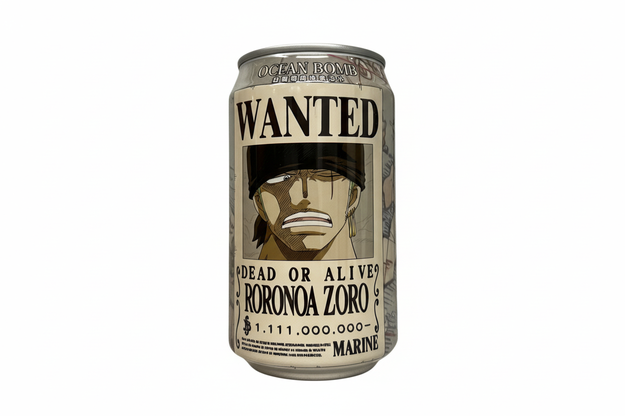 OceanBomb OP - Bevanda gassata all’Uva (Wanted) 330ml