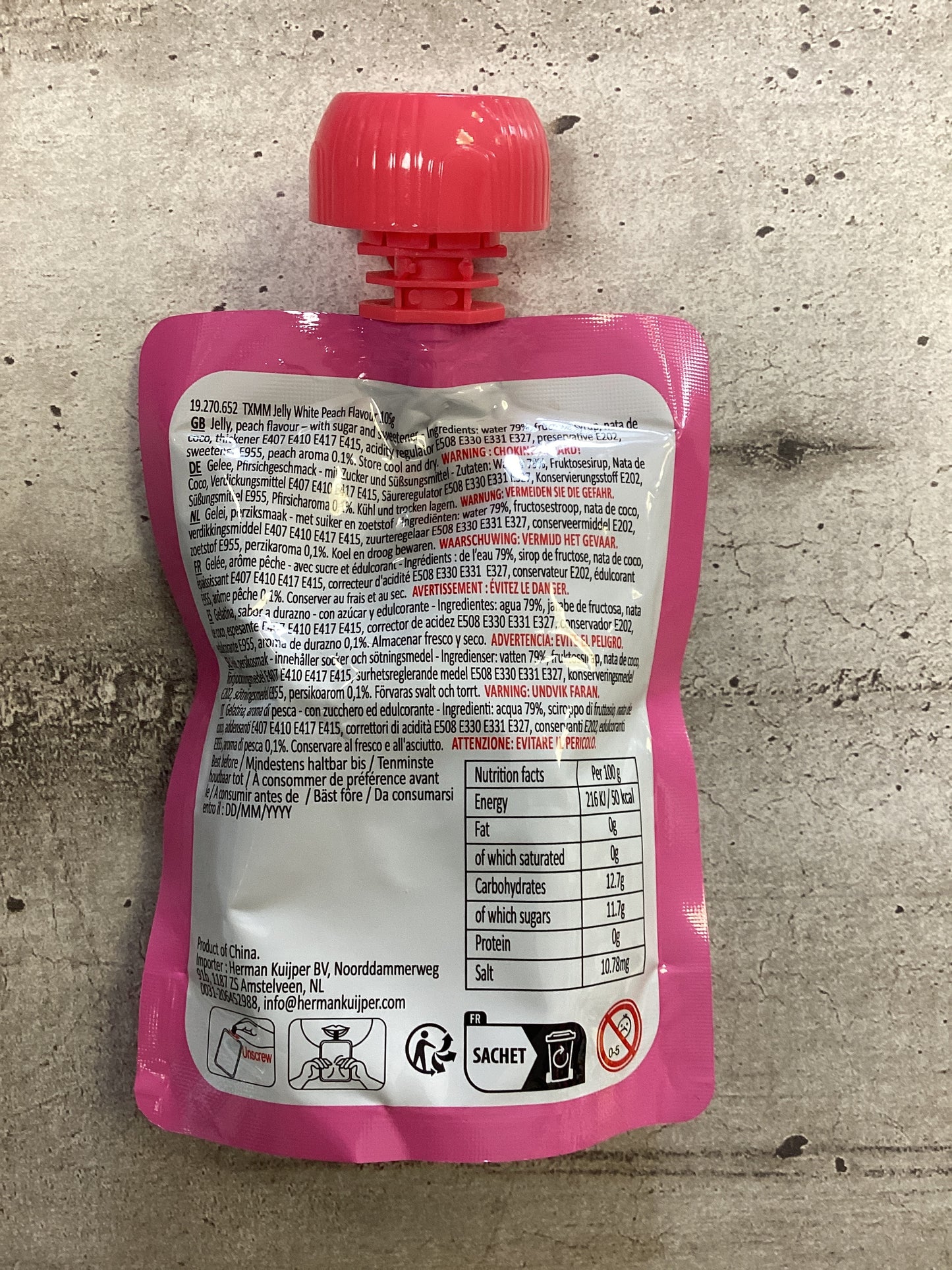 SM - Succo Jelly alla Pesca 105g