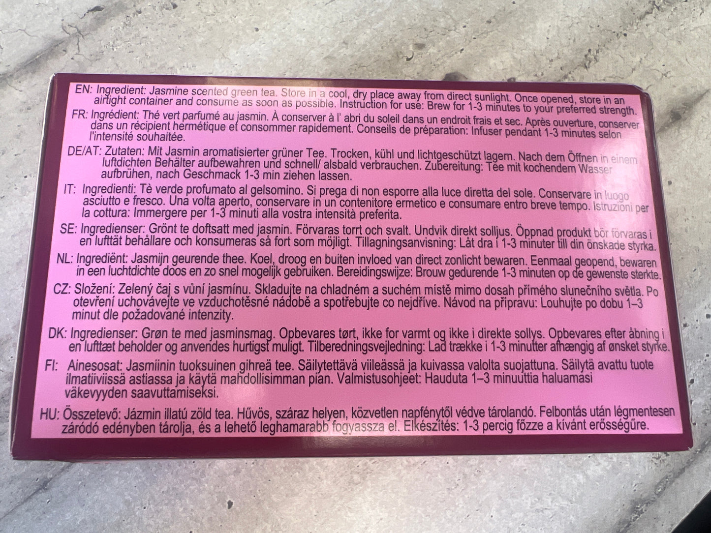 Yamamoto โ Tรจ al Gelsomino in bustine 32g