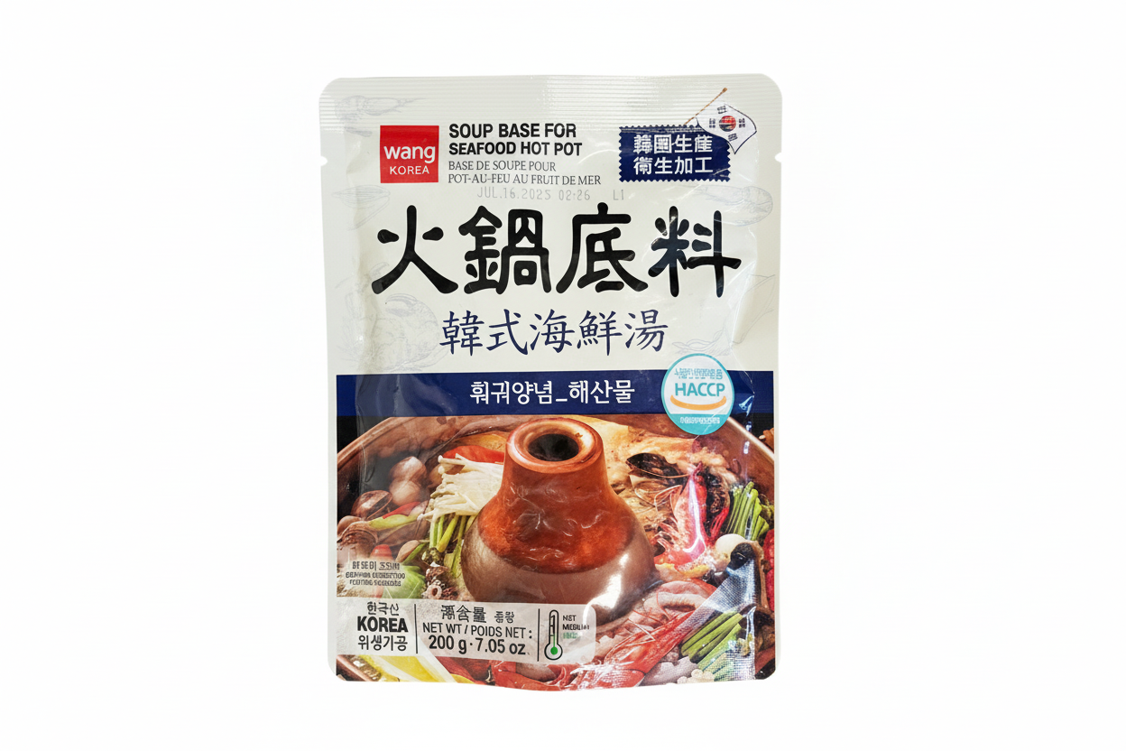 WangKorea - Concentrato per Brodo Hotpot ai Frutti di Mare 200g