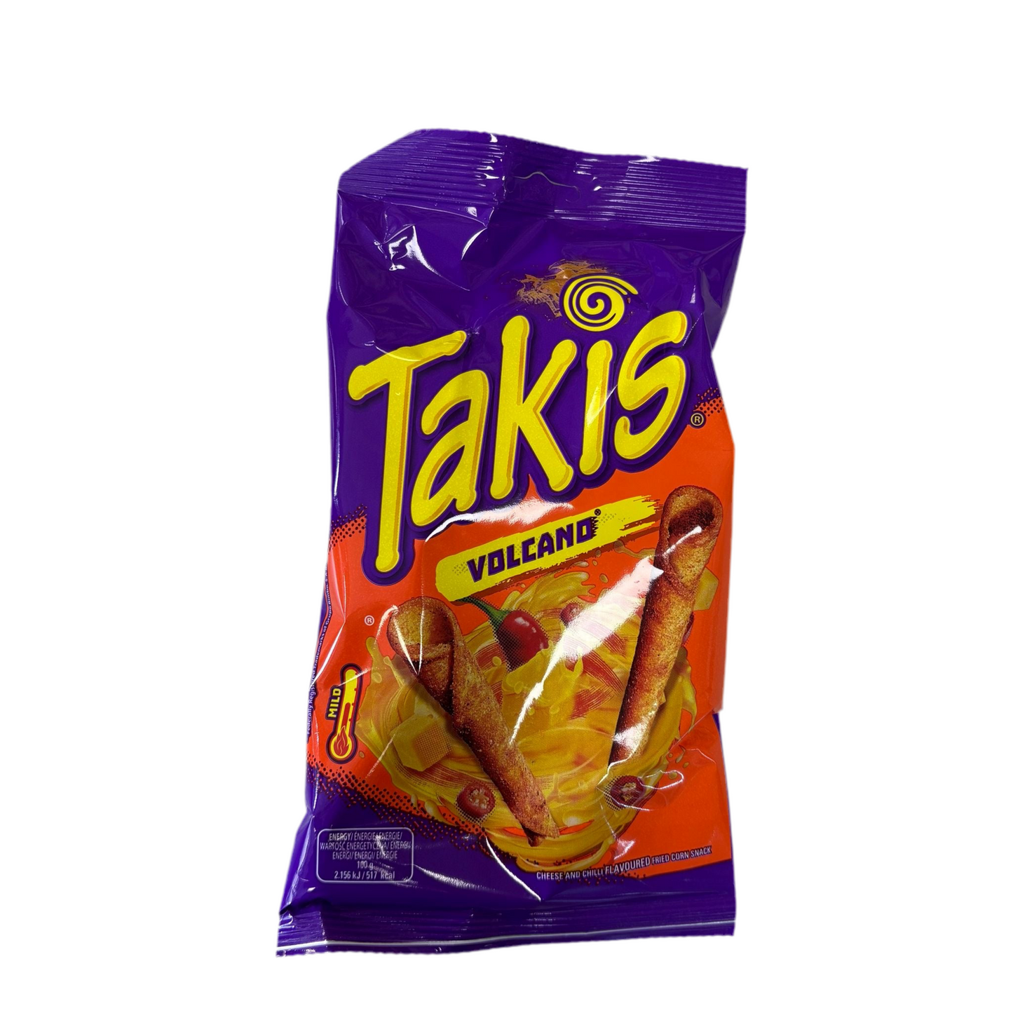 Takis - Snack al mais Volcano (piccante e formaggio) 100g