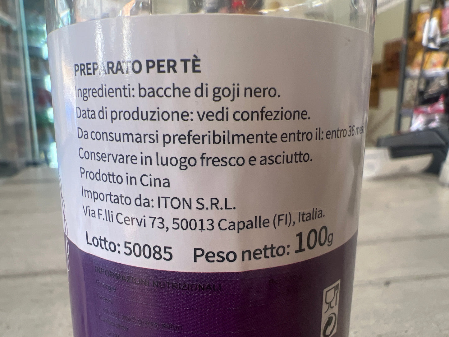 SQYC - Bacche di Goji Nero 100g