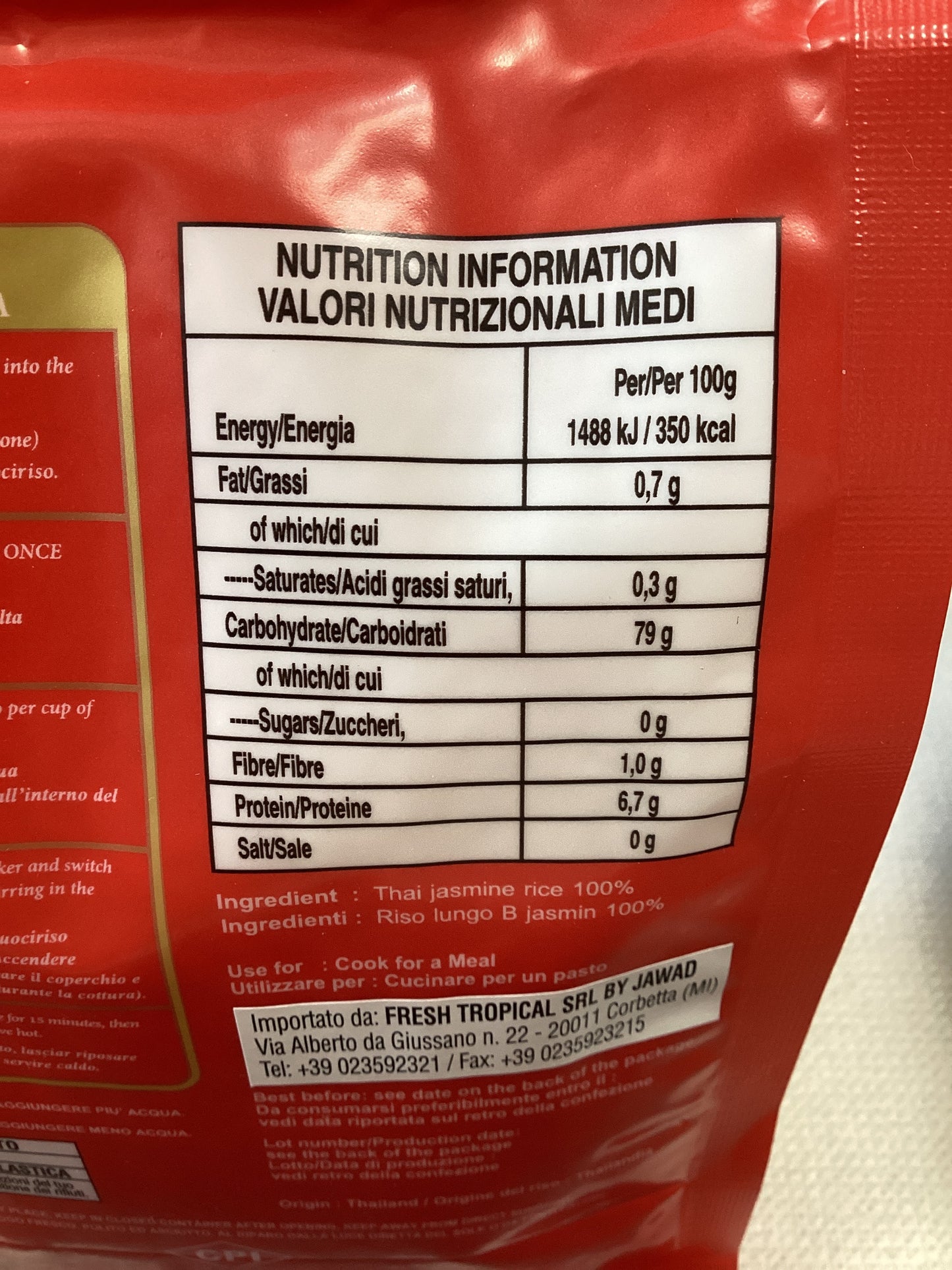 Royal Umbrella Riso Jasmine Profumato - 1kg