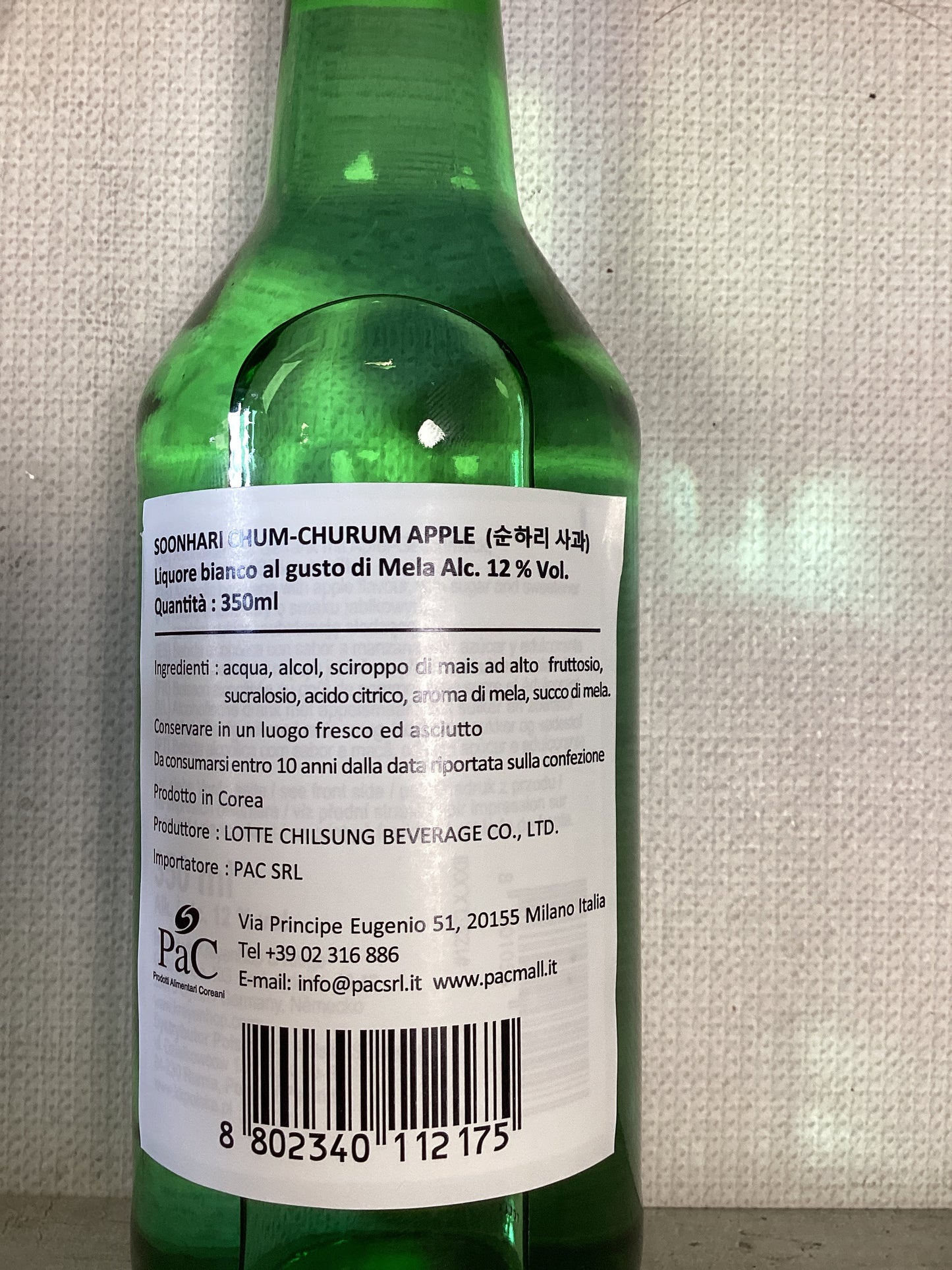 Jinro - Soju gusto Mela Vol. 12% - 360ml