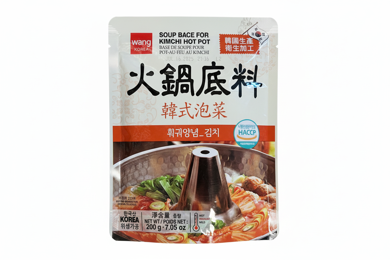 WangKorea - Base per Brodo Hotpot al Kimchi 200g