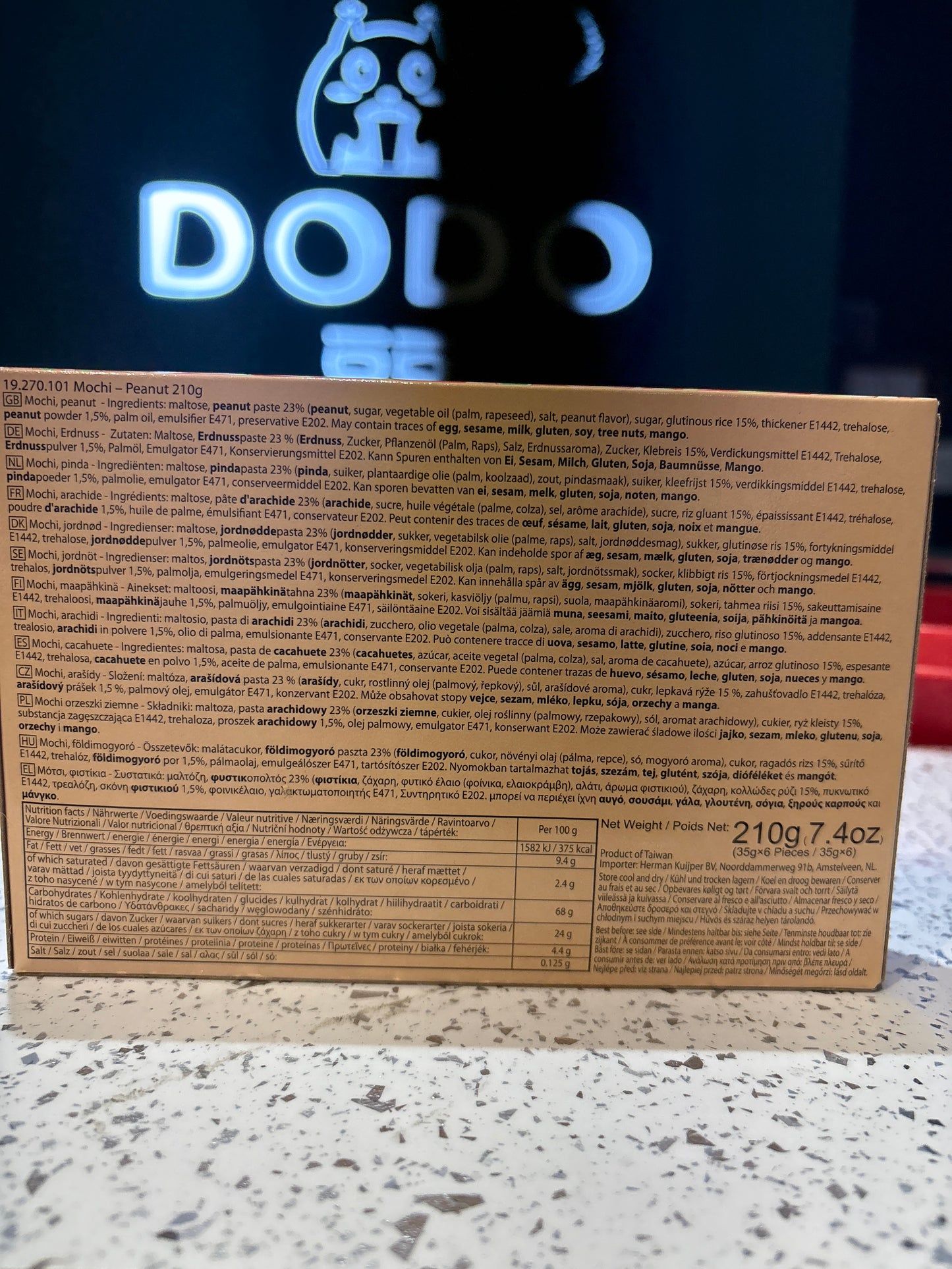 Qdianzi- Mochi alle Arachidi 210g