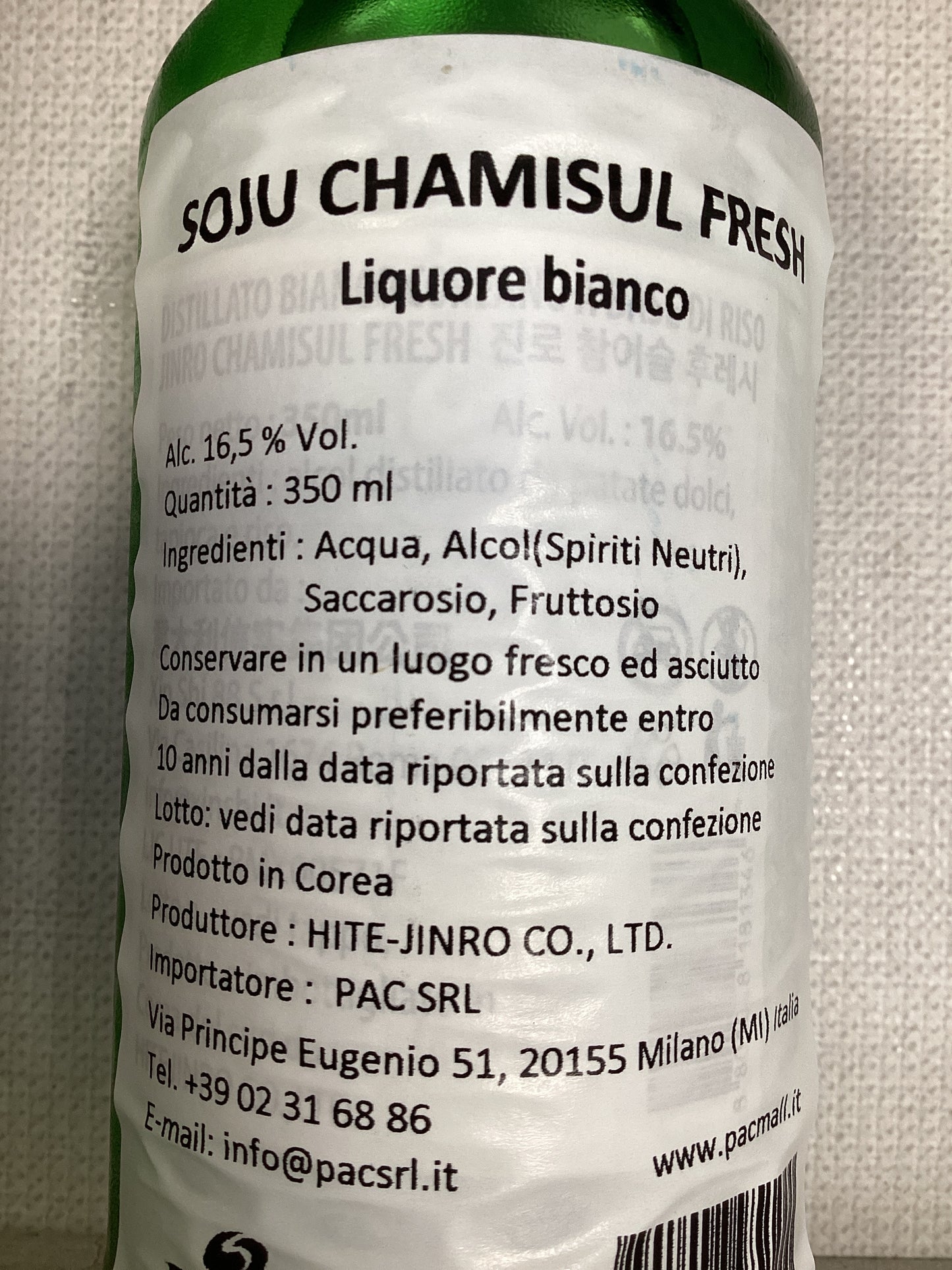 Jinro - Soju Fresh vol. 17.2% 350ml