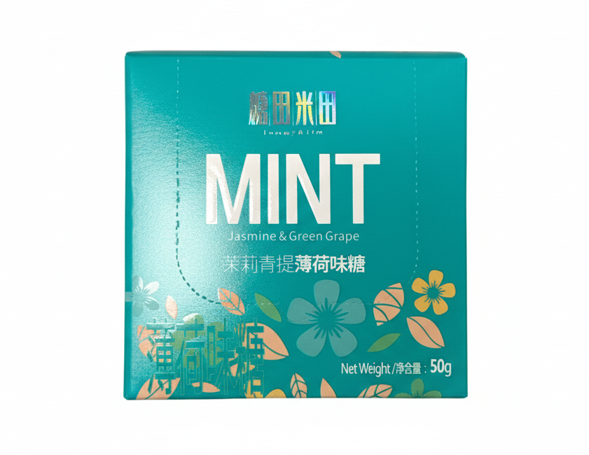 T&T - Caramelle alla Menta con Gelsomino e Uva 50g