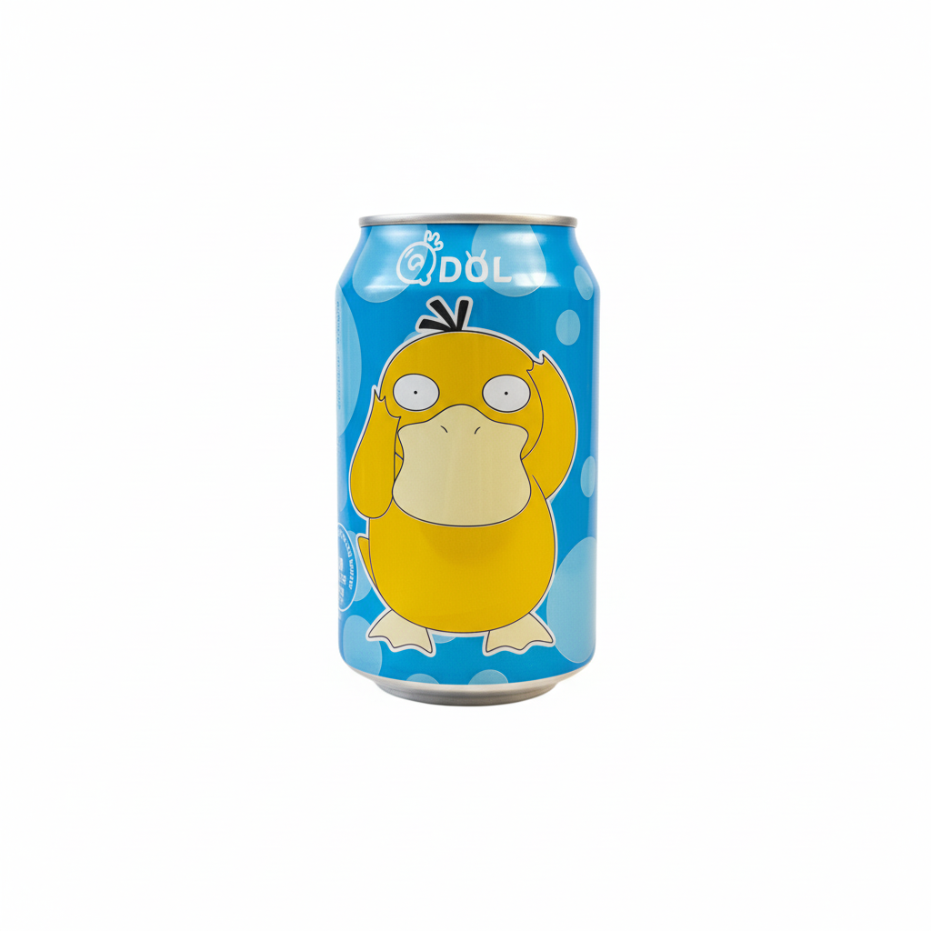 Qdol Pokémon - Bevanda frizzante al Limone (Psyduck) 330ml