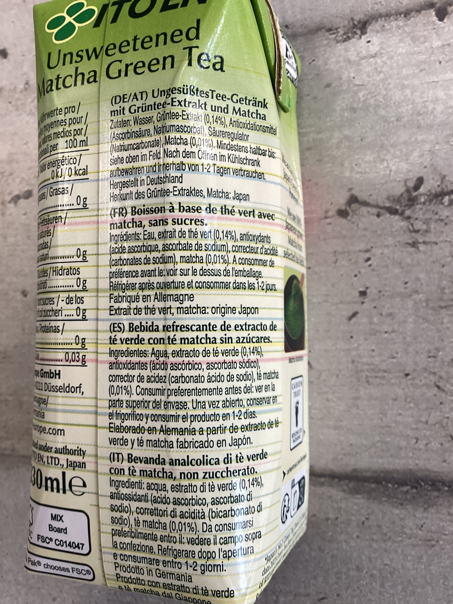 Itoen - matcha green tea 330ml