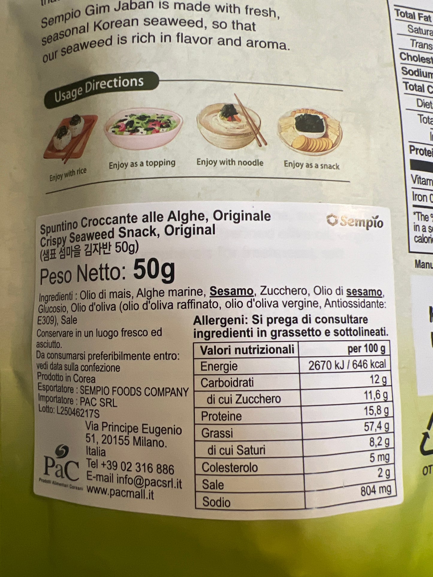 Sempio - Furikake originale 50g