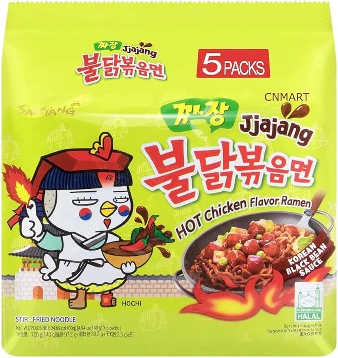 Samyang - Ramen Buldak al Jjajjang 5 pacchi da 140gr