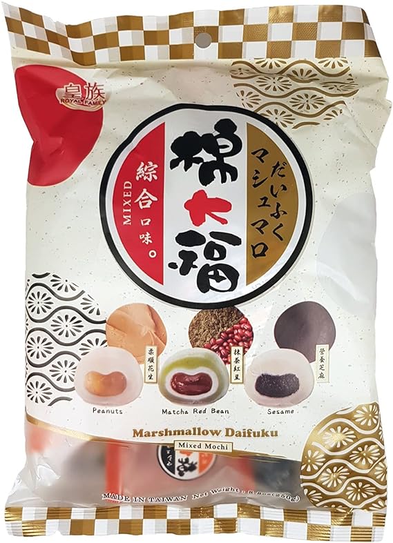 Dolce giapponese Mochi gusti misti - Royal Family 450g.