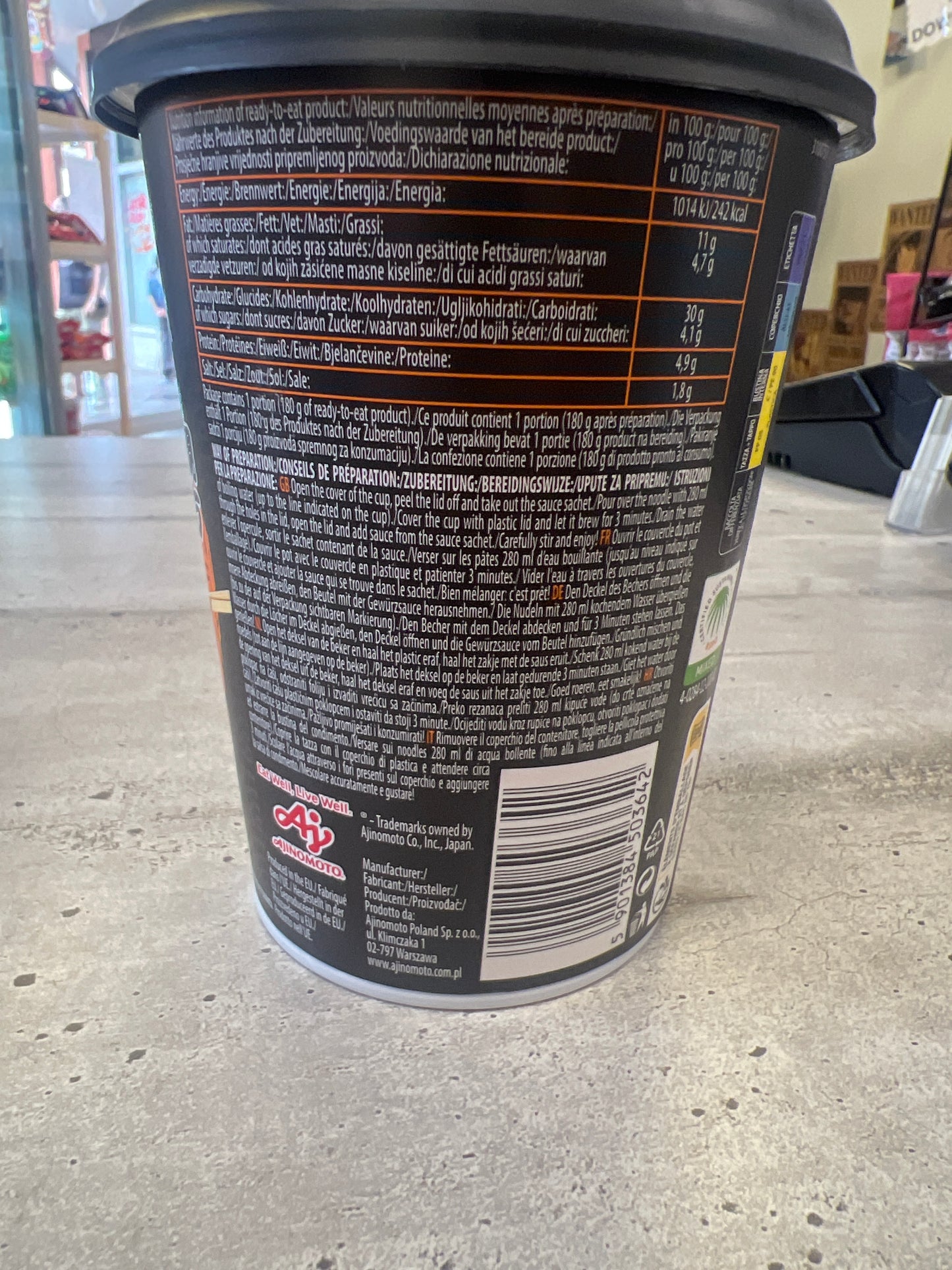 Oyakata - Ramen al Pollo Teriyaki CUP 96g