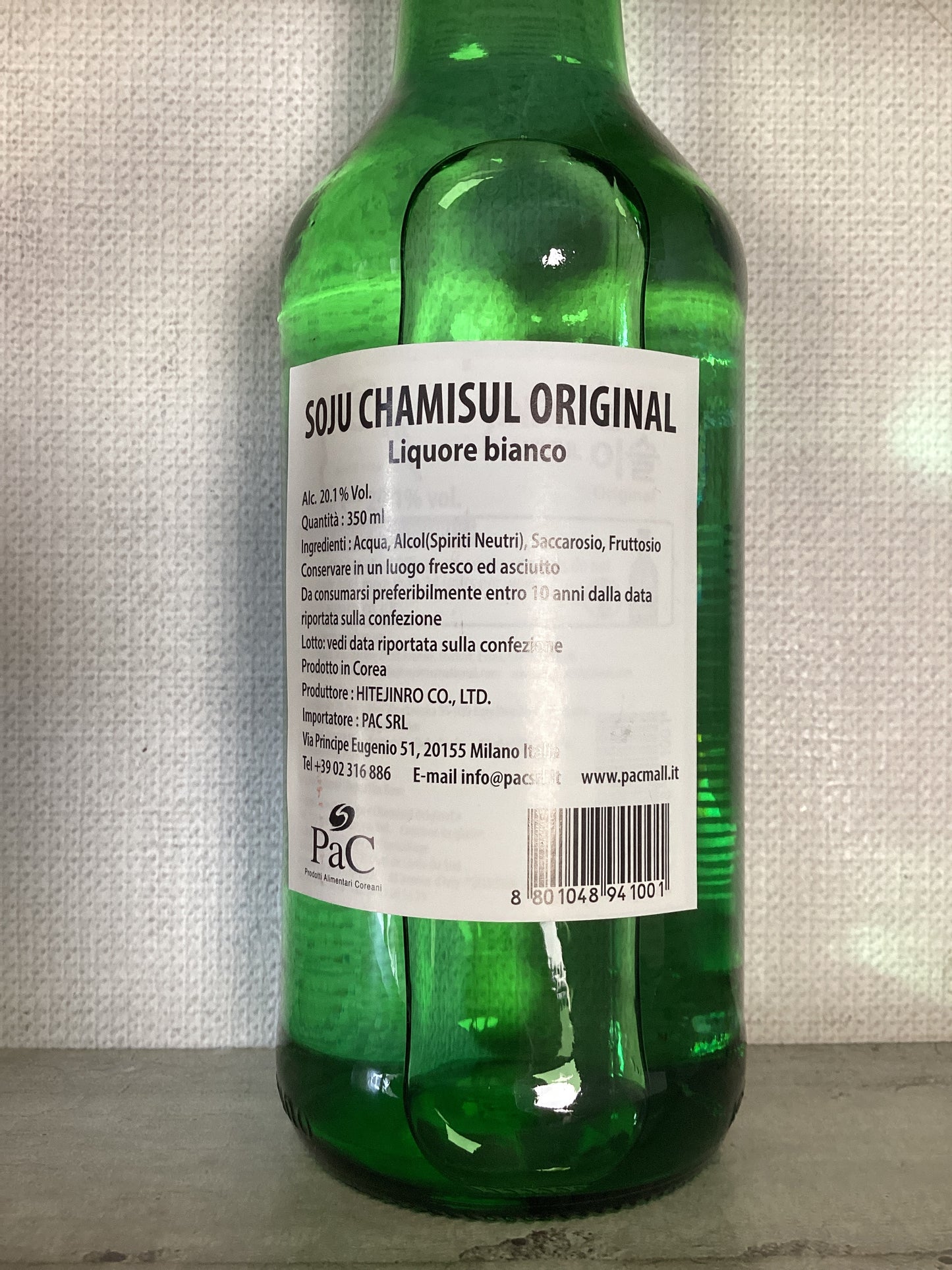 Jinro - Soju Originale vol. 20.1% 350ml