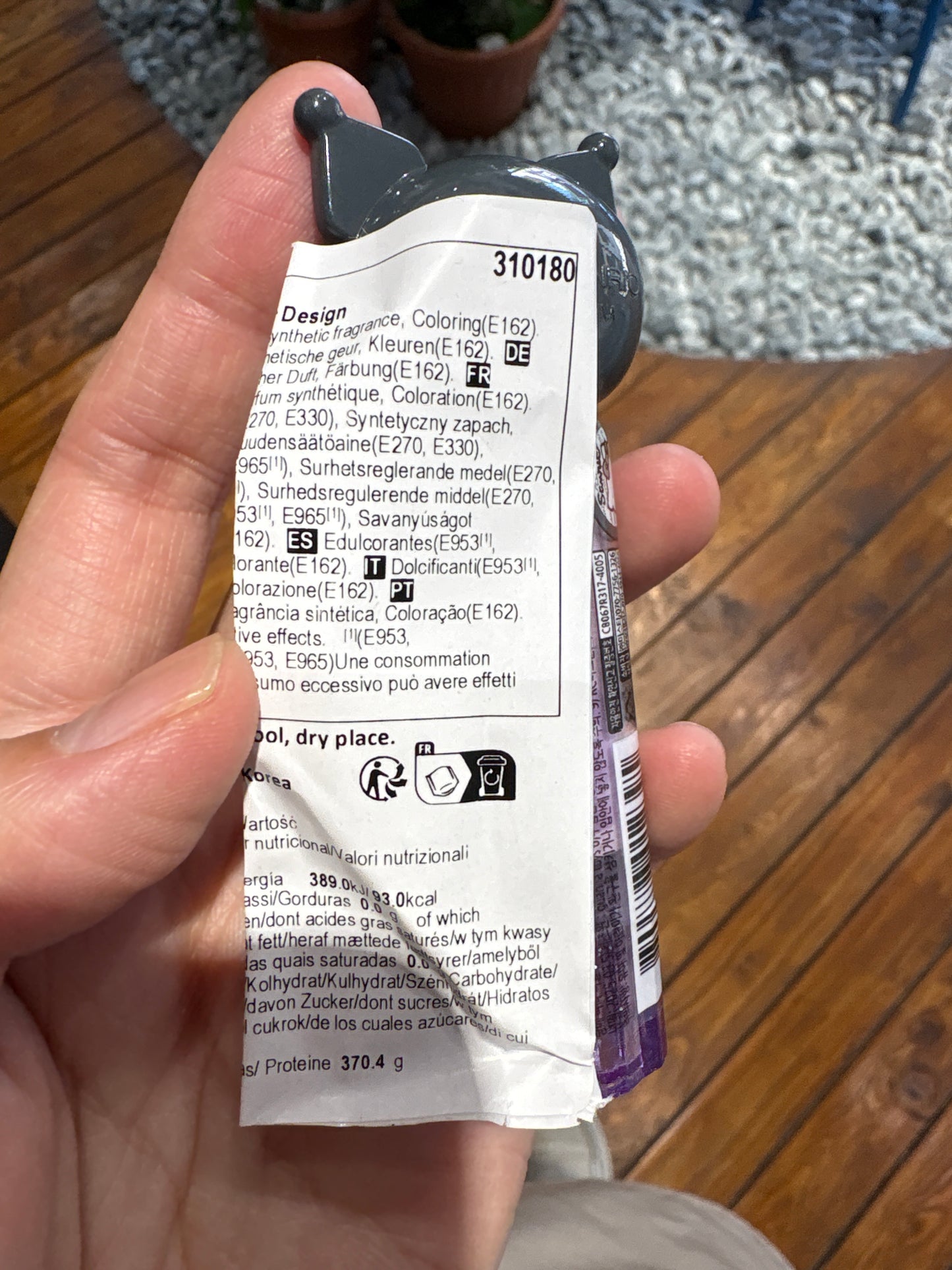 Sanrio - Candy alla fragola a forma di lipstick 5g