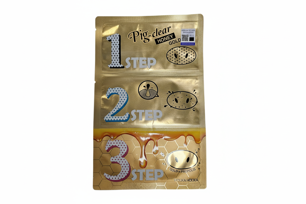 Holika Holika - Patch per Punti Neri 'Pig Clear Honey Gold' 3 step