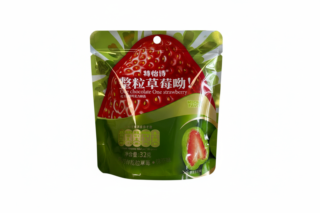 TYS - Fragole ricoperte di cioccolato al Matcha 32g