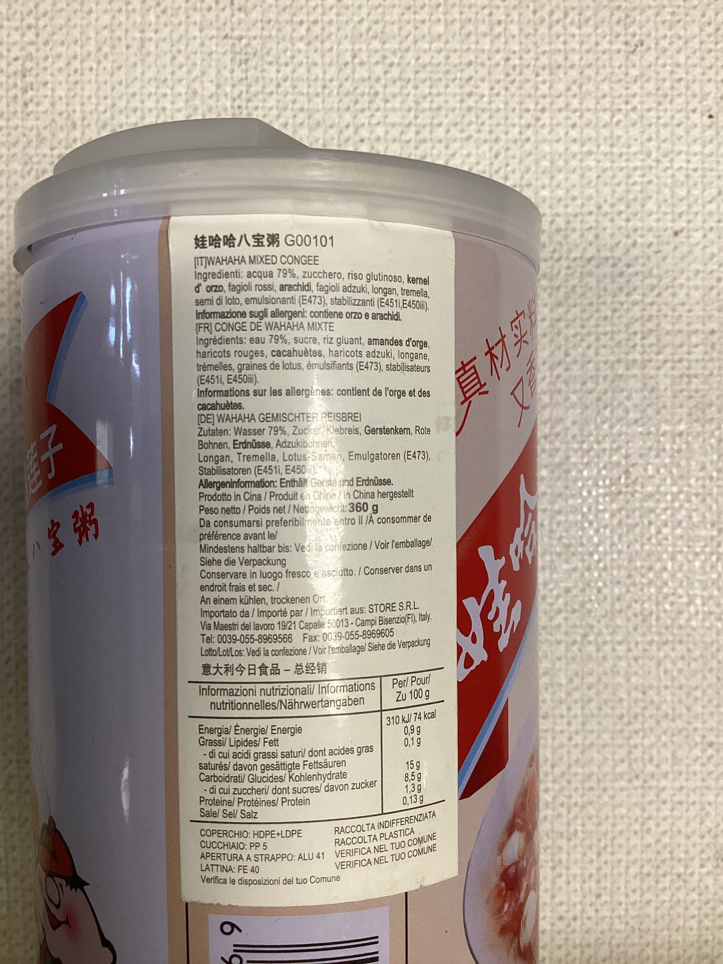 Wahaha - porrige misto ai cereali - 360g