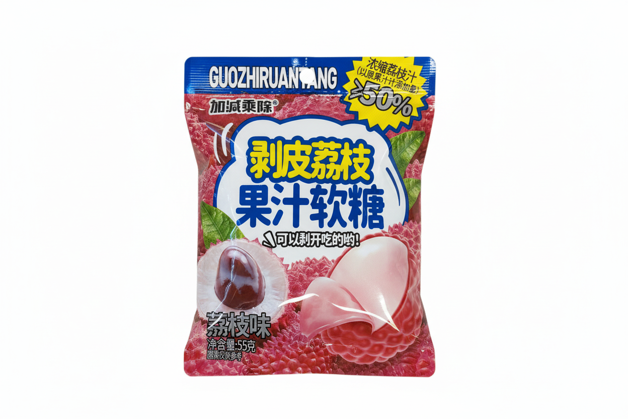 Jjcc - Caramelle sbucciabili al lychee 55g