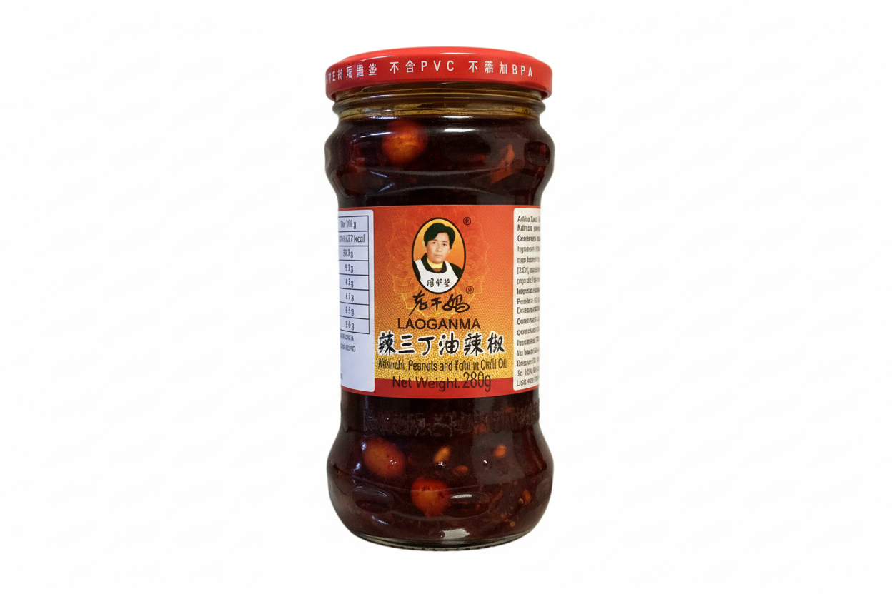 Laoganma - Salsa di Tofu, Rapa e Arachidi Piccante 280g