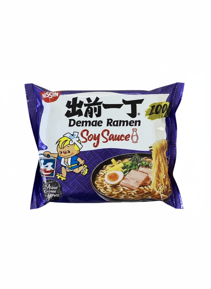 Nissin - Demae Ramen alla salsa di Soia 100g (CON BRODO)