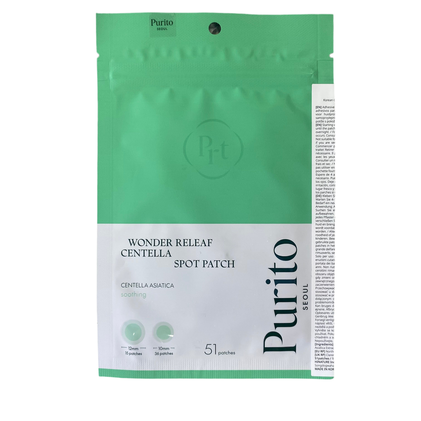 Purito - Patch per brufoli con centella asiatica 51pz