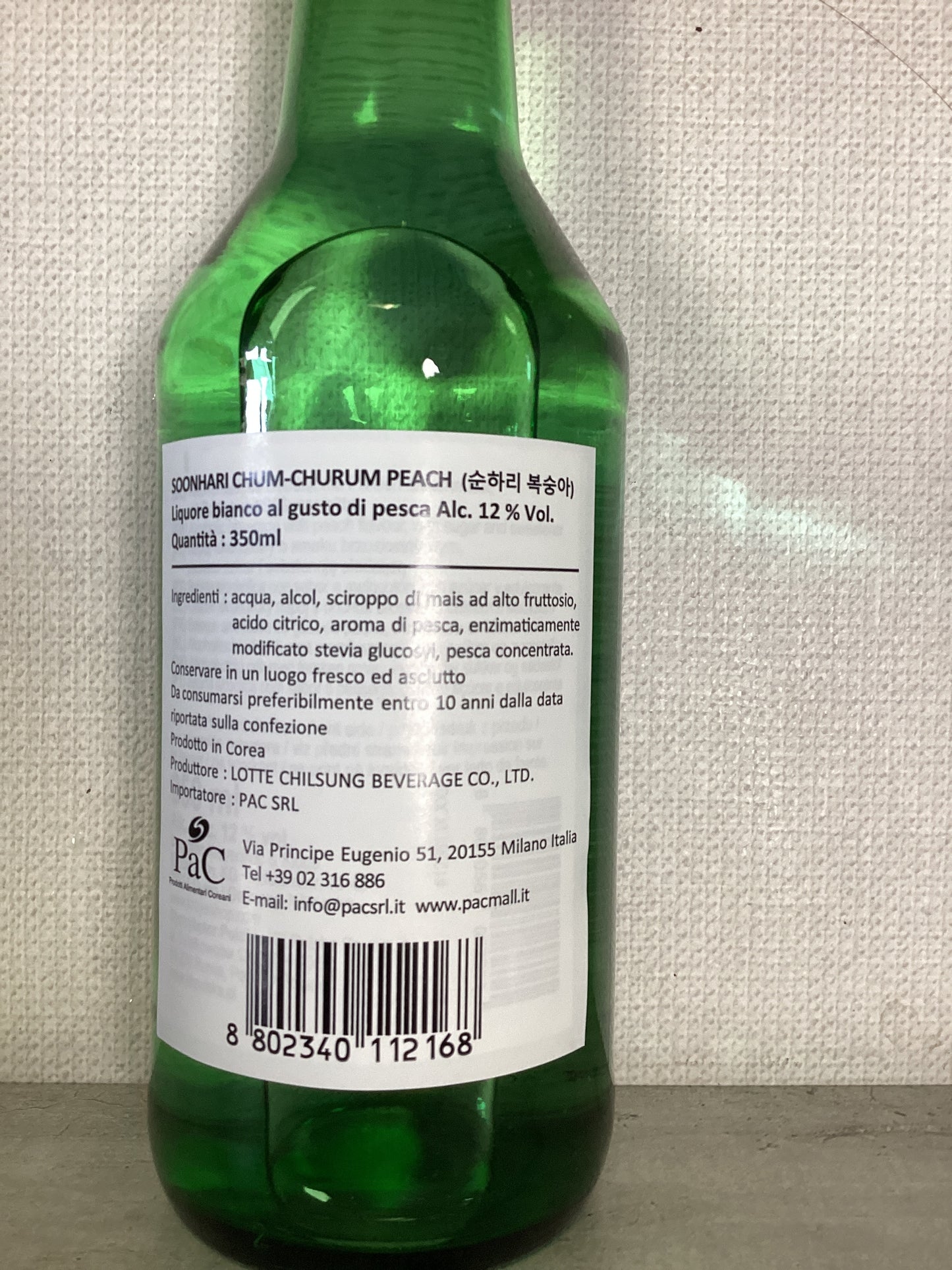 Jinro - Soju gusto Pesca 360ml