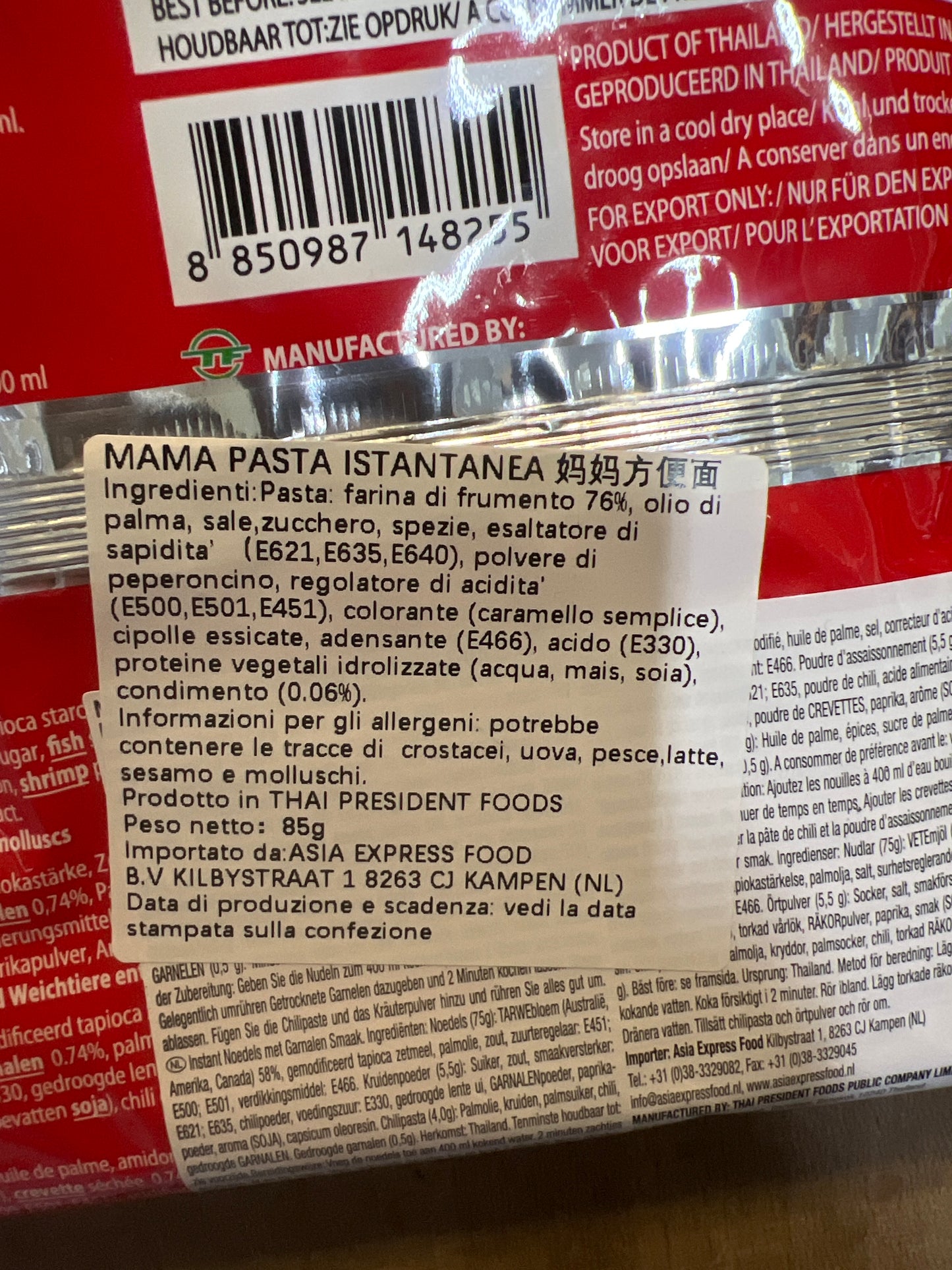 MAMA OK - Ramen al Tomyum 85g