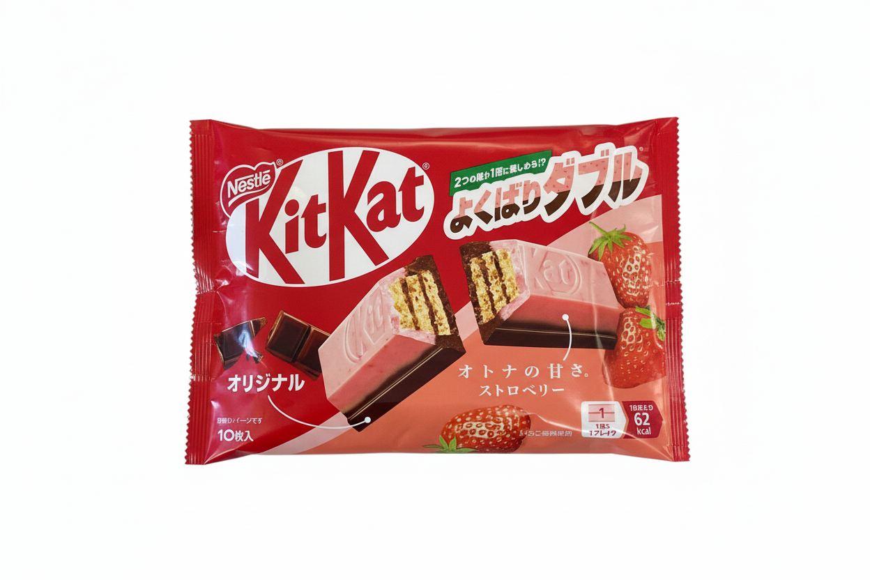 Nestle - KitKat alla fragola e cioccolato 10 pezzi