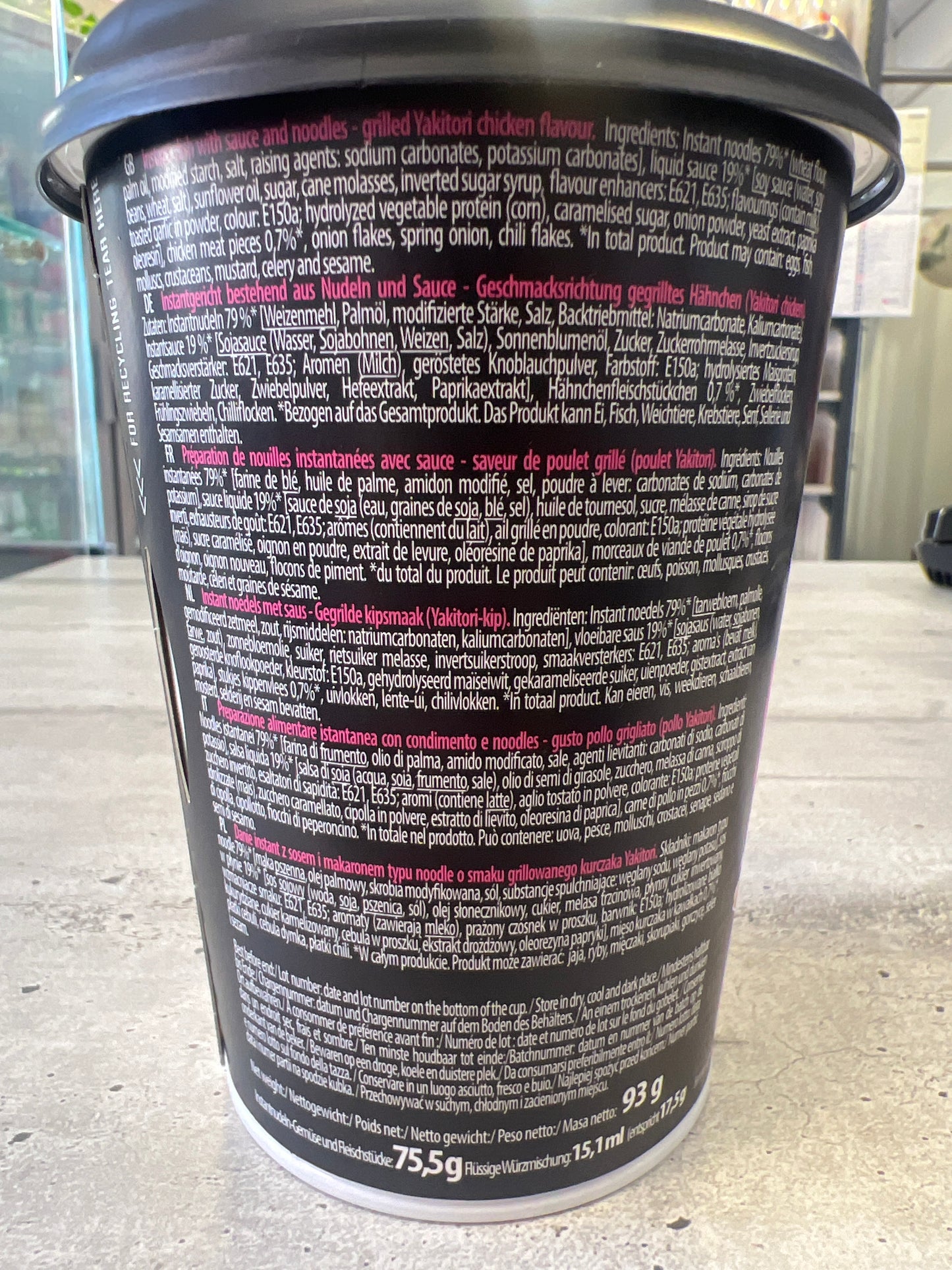 Oyakata - Ramen al Pollo Yakitori CUP 93g