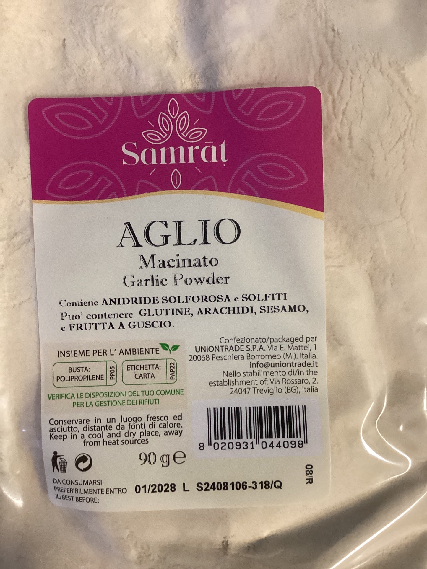Samrat - aglio in polvere 90g