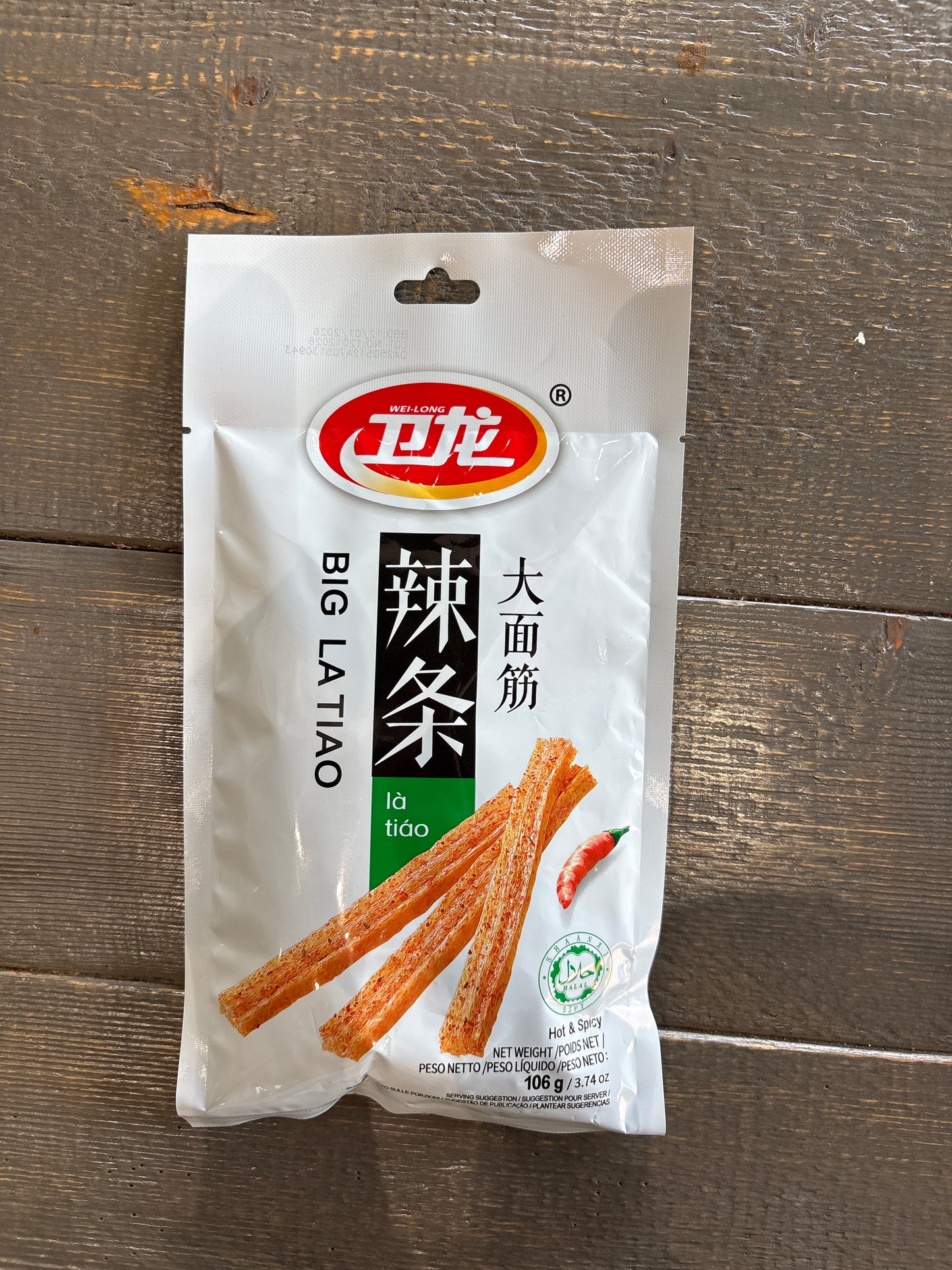 Weilong - Latiao piccante 106g