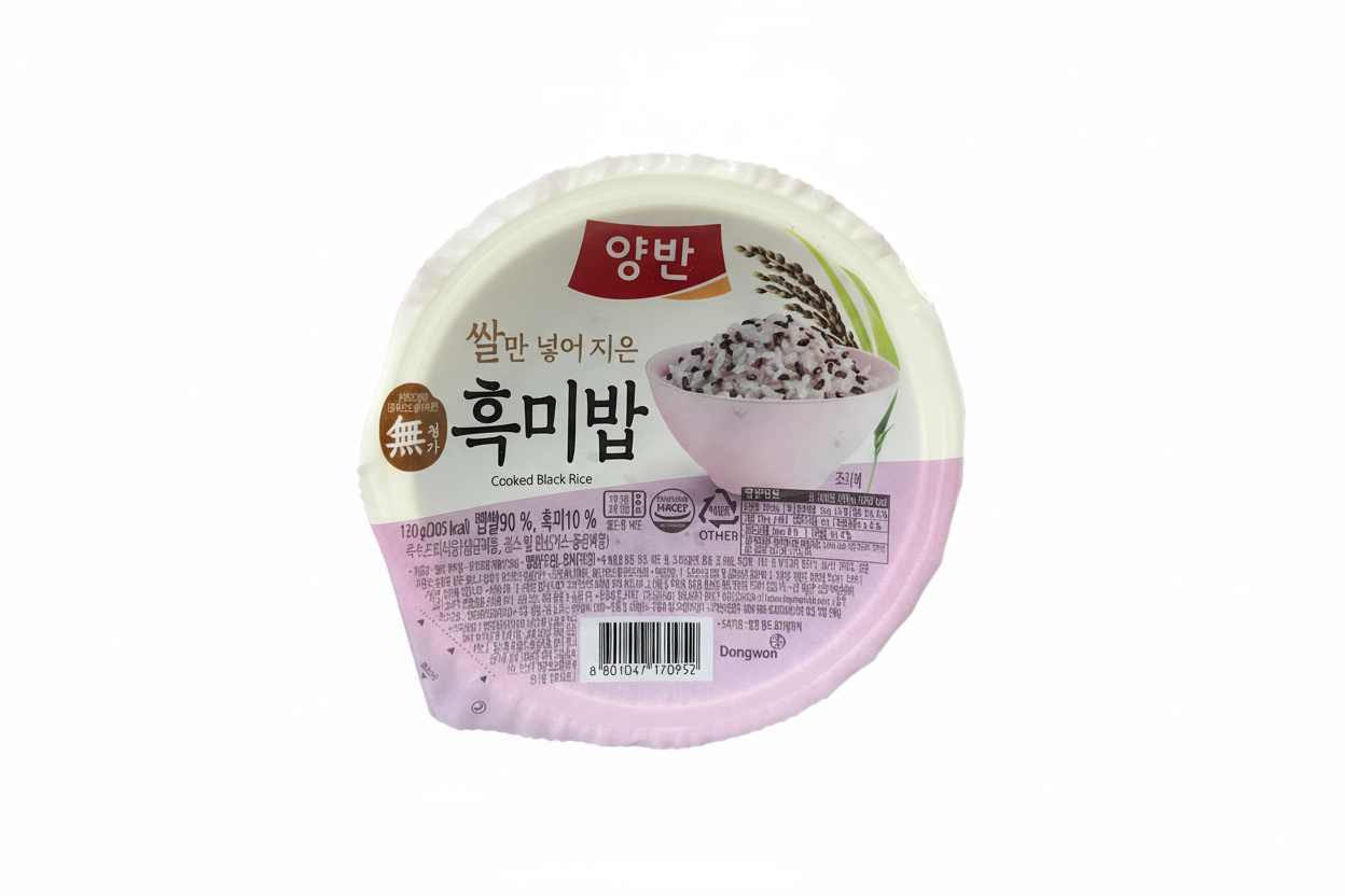 Dongwon - Riso Nero e Bianco cotto 130g