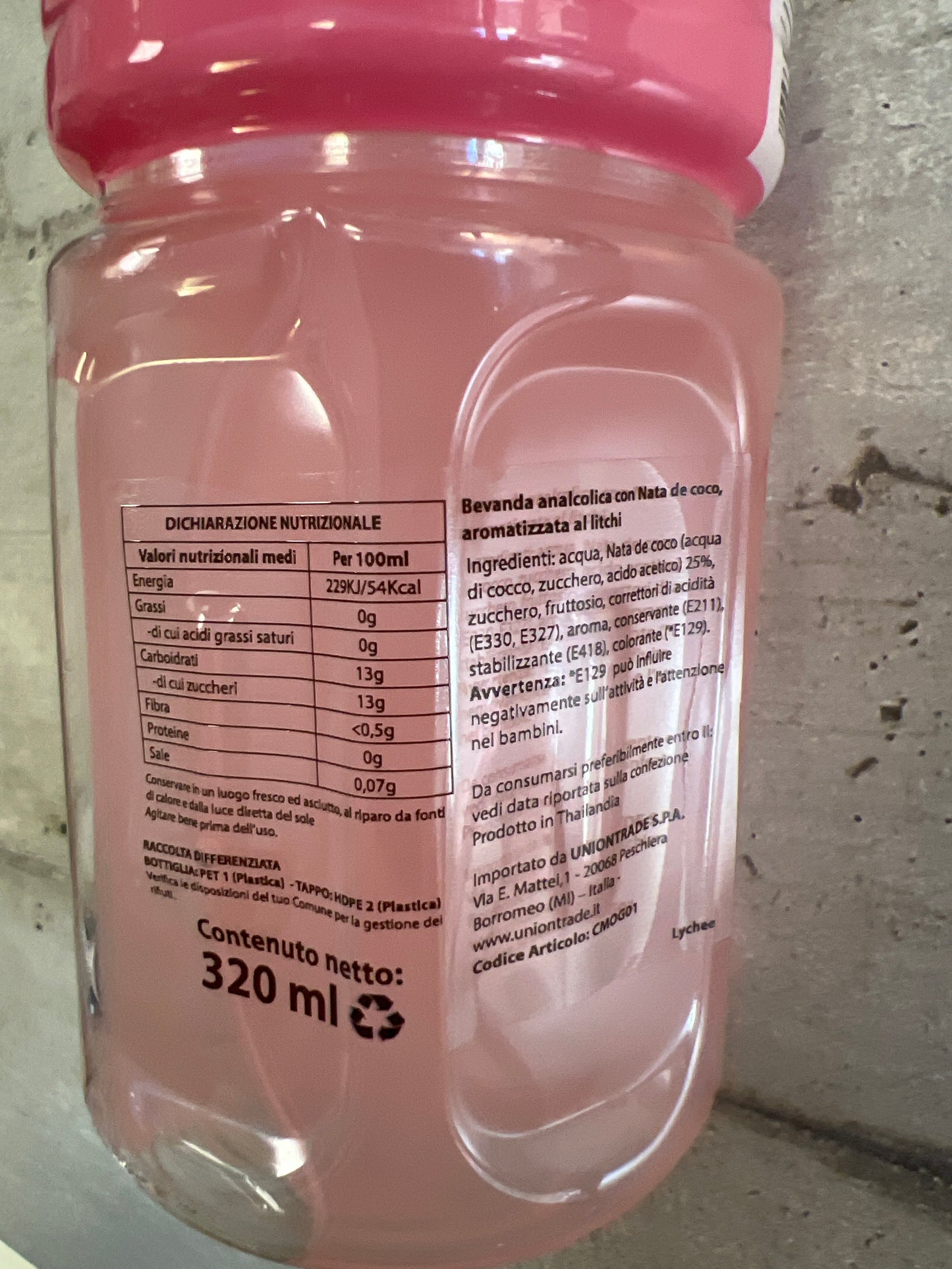 Mogu - Bevanda al lytchee 320ml