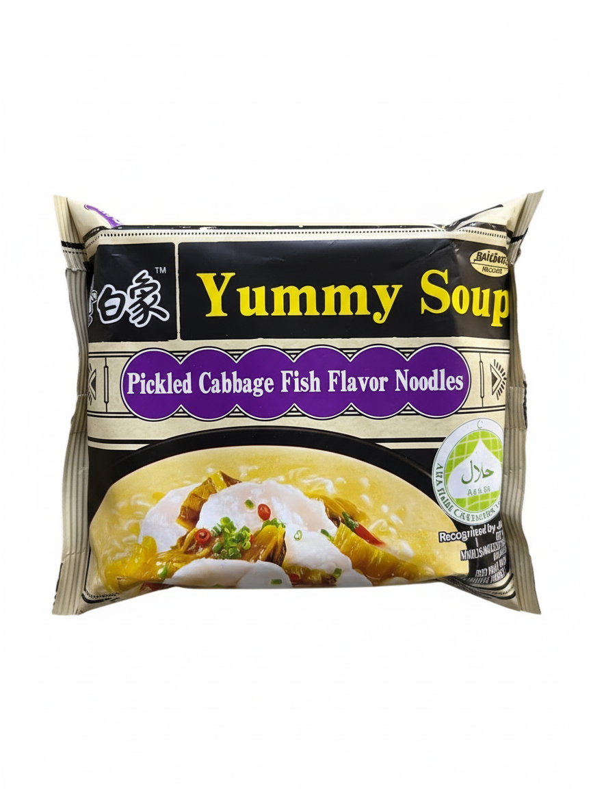 Baixiang - Ramen al Pesce Agropiccante 122g