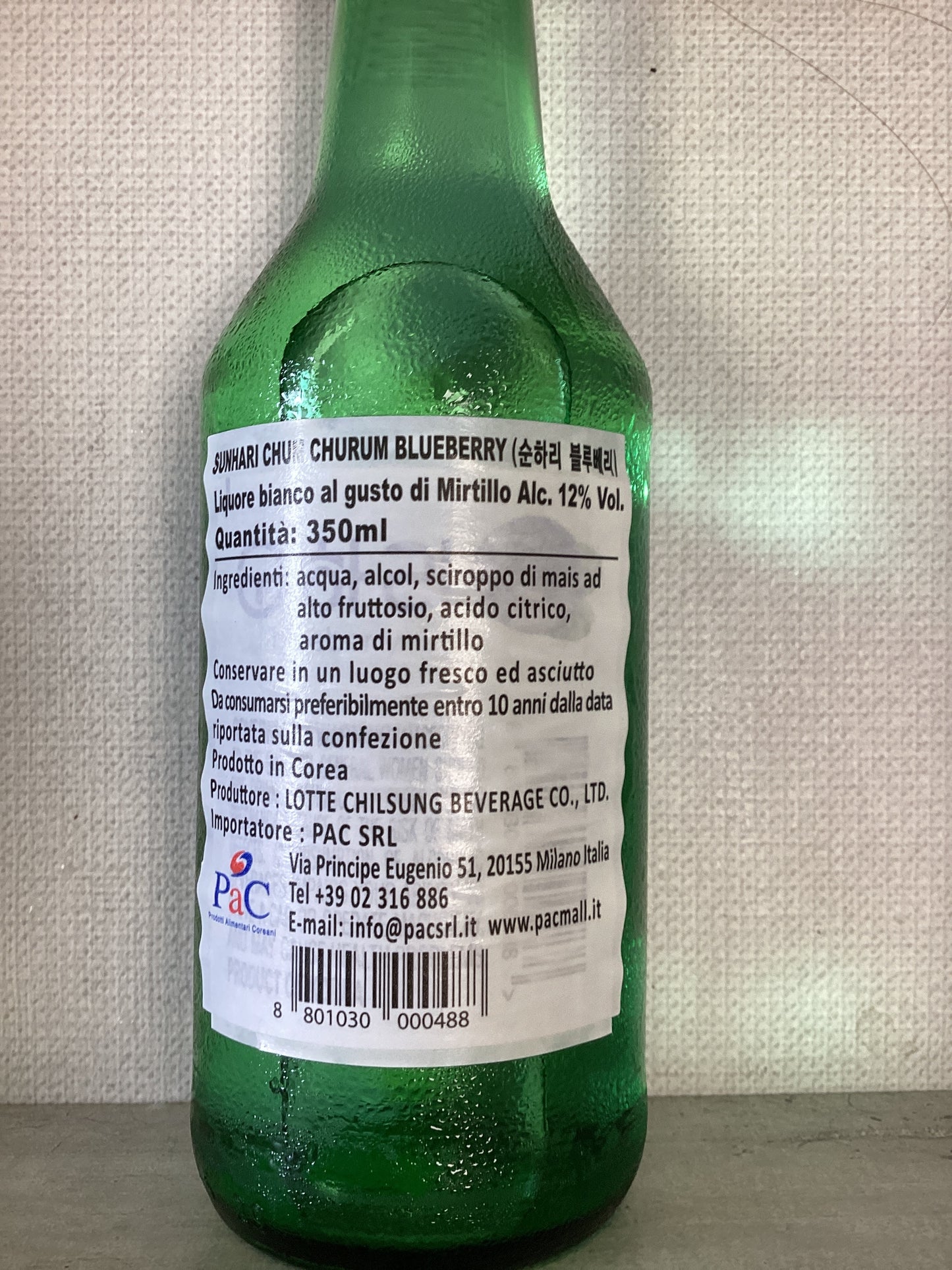 Jinro - Soju gusto Mirtillo Vol. 12% - 360ml