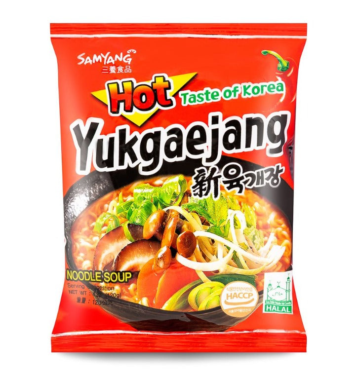 Samyang – Ramen Yukgaejang Piccante 120g (CON BRODO)