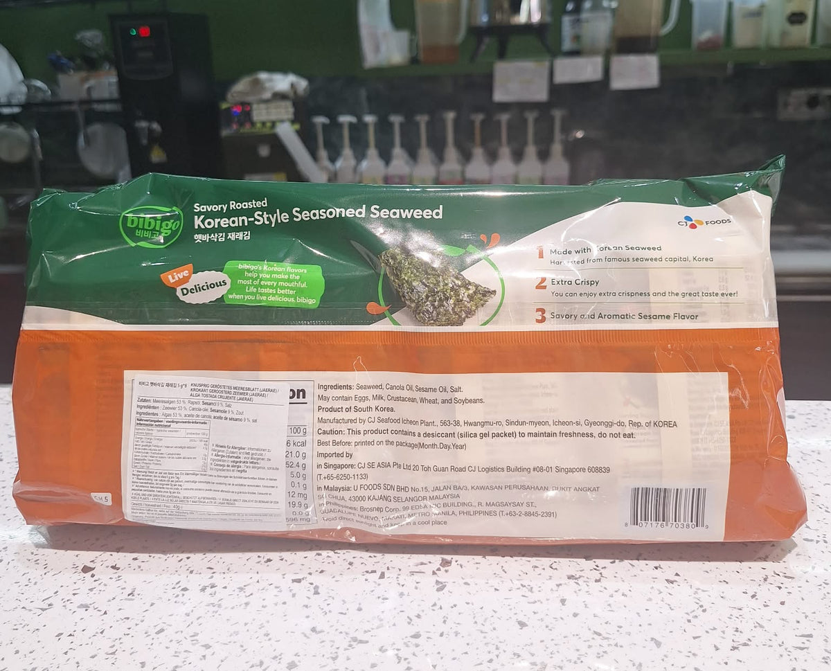 Bibigo – Alghe Tostate 5g × 8pz