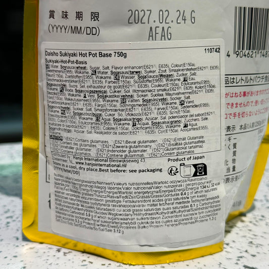Daisho - Brodo per Sukiyaki 750g