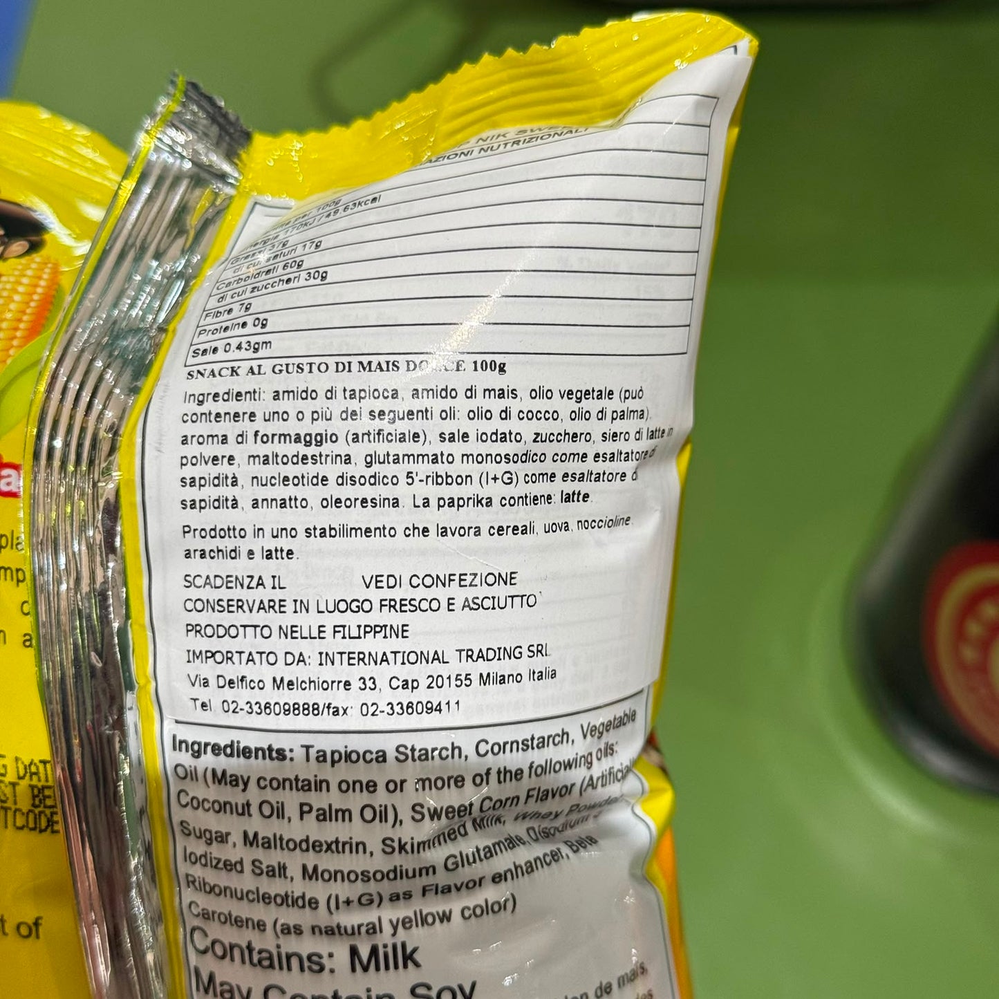 Chick boy - Snack mais dolce 100g