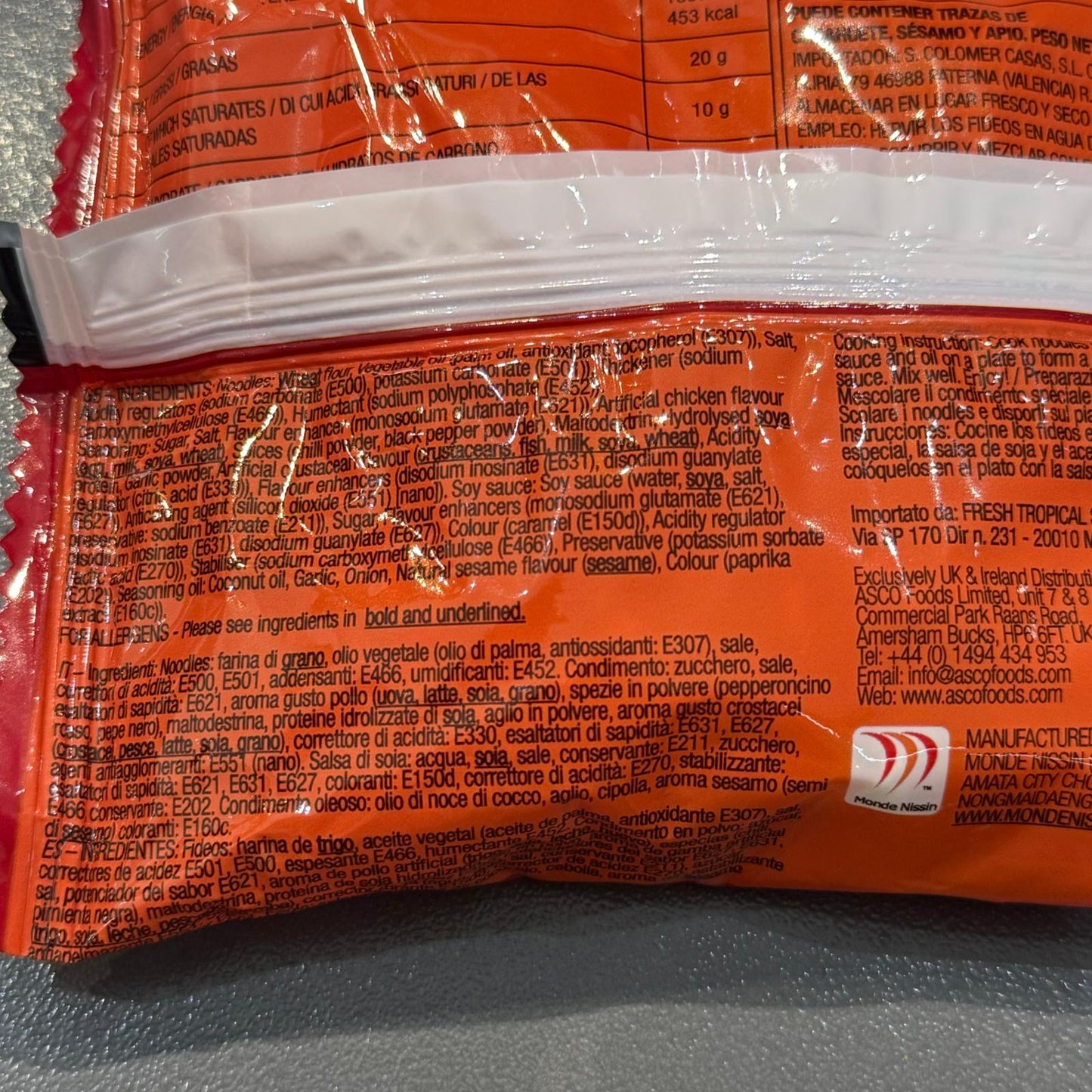Lucky me - Noodles Piccanti 60g