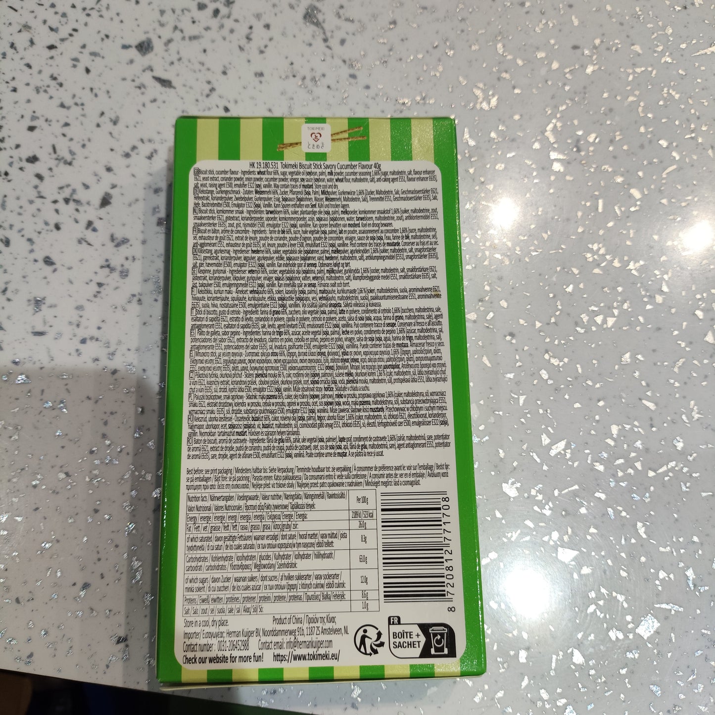 Tokimeki - Pocky al Cetriolo Salato 40g