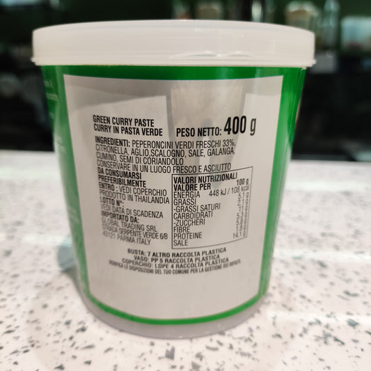 Cockbrand - Pasta di Curry Verde 400g