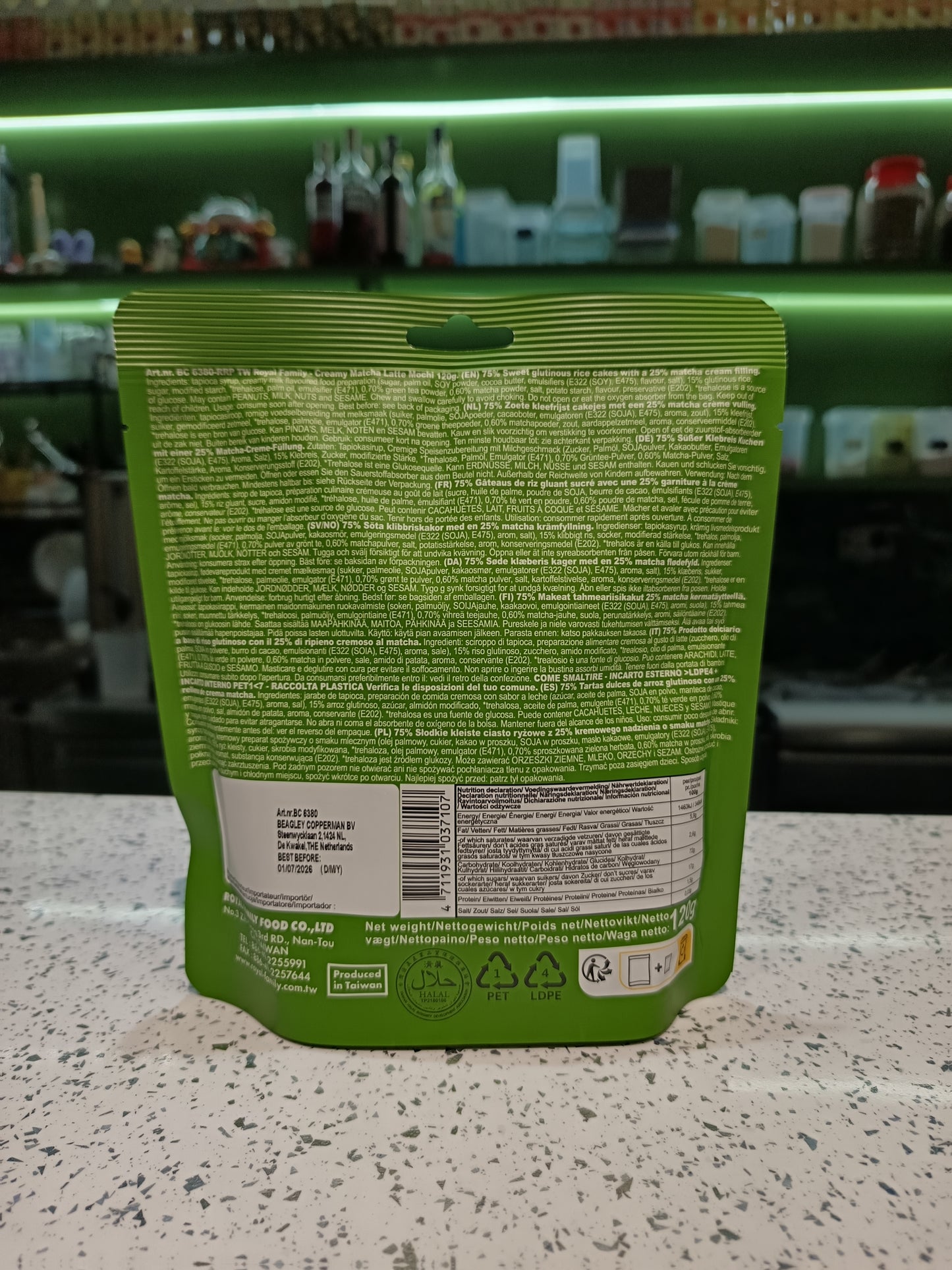 Royal Family - Mochi con crema di Matcha 120g