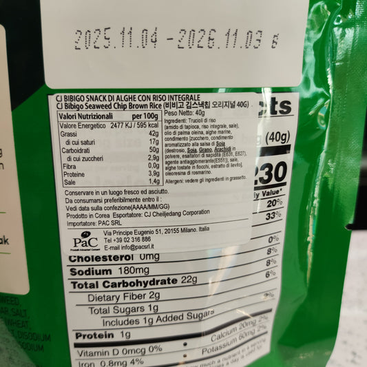 Bibigo - Chips di Alghe 40g