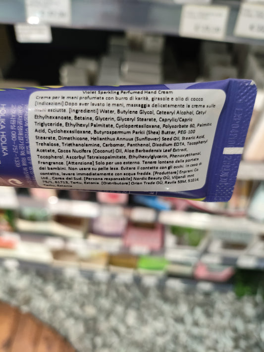 Holika holika - Crema Mani 'Violet Sparkling' 30ml