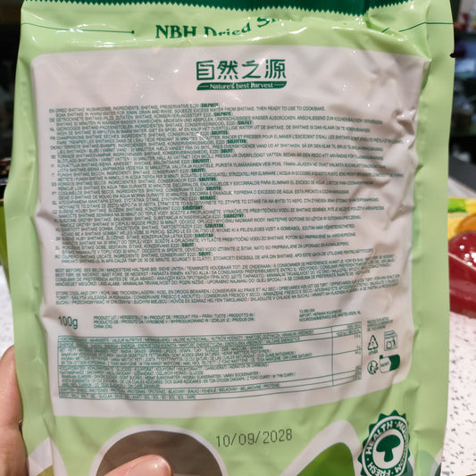 NBH - Funghi Shiitake 100g