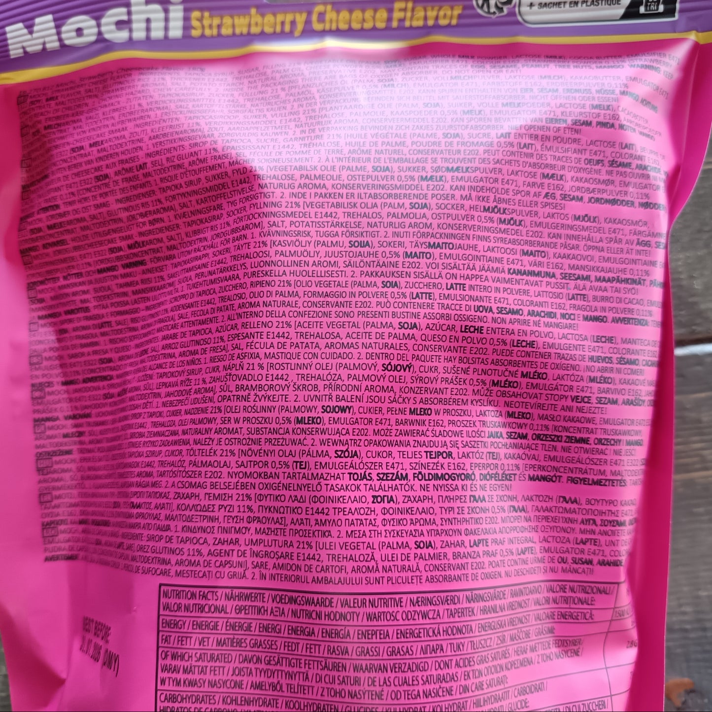 Qdianzi - Mochi alla fragola senza glutine 180g