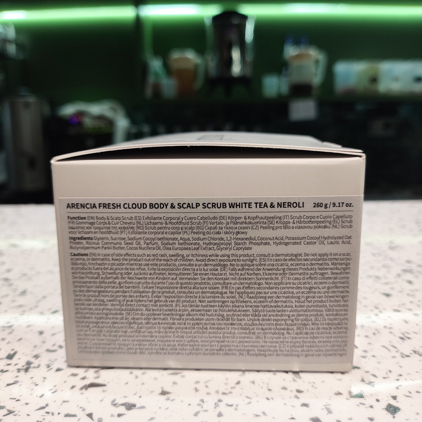 Arencia - Scrub Testa/Corpo al Tè Bianco e Neroli 260g